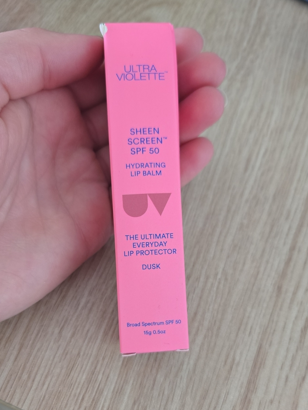 Ultra Violette Hydrating Lip Balm Sheen Screen SPF 50 - Dusk Pink